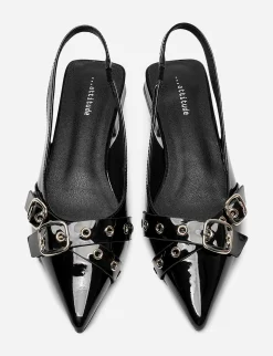 ATTITUDE ,Ballerinaskor med slingback