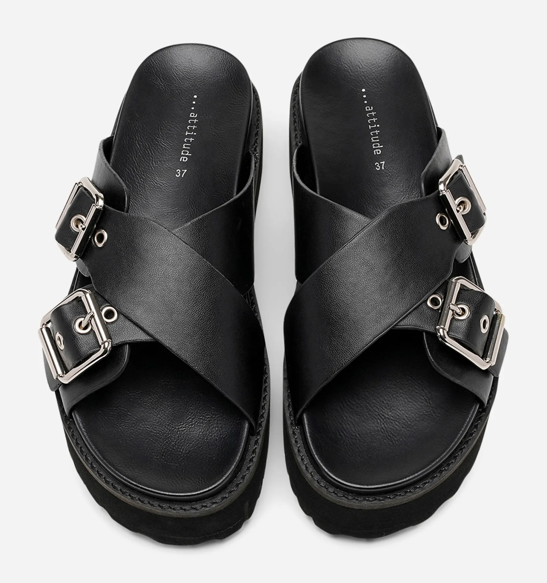 ATTITUDE ,Sandaler med platåsula