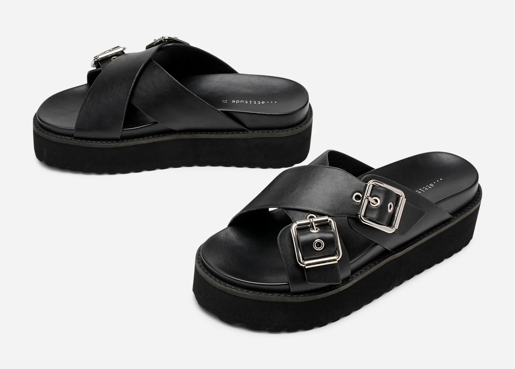 ATTITUDE ,Sandaler med platåsula