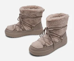 ATTITUDE ,Varmfodrade boots med snörning