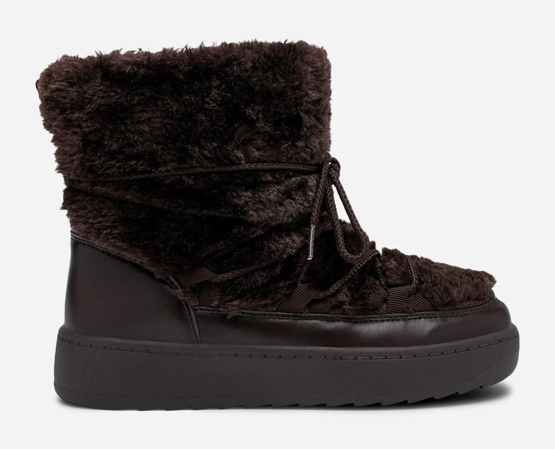 ATTITUDE ,Varmfodrade boots med snörning