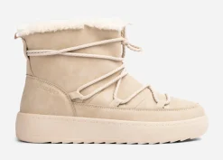 ATTITUDE ,Varmfodrade boots med snörning