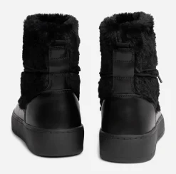 ATTITUDE ,Varmfodrade boots med snörning