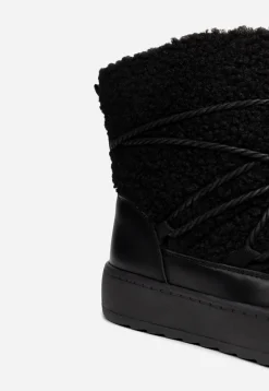 ATTITUDE ,Varmfodrade boots med snörning