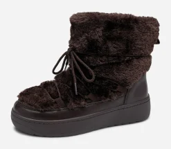 ATTITUDE ,Varmfodrade boots med snörning