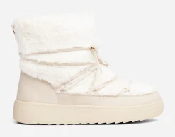 ATTITUDE ,Varmfodrade boots med snörning