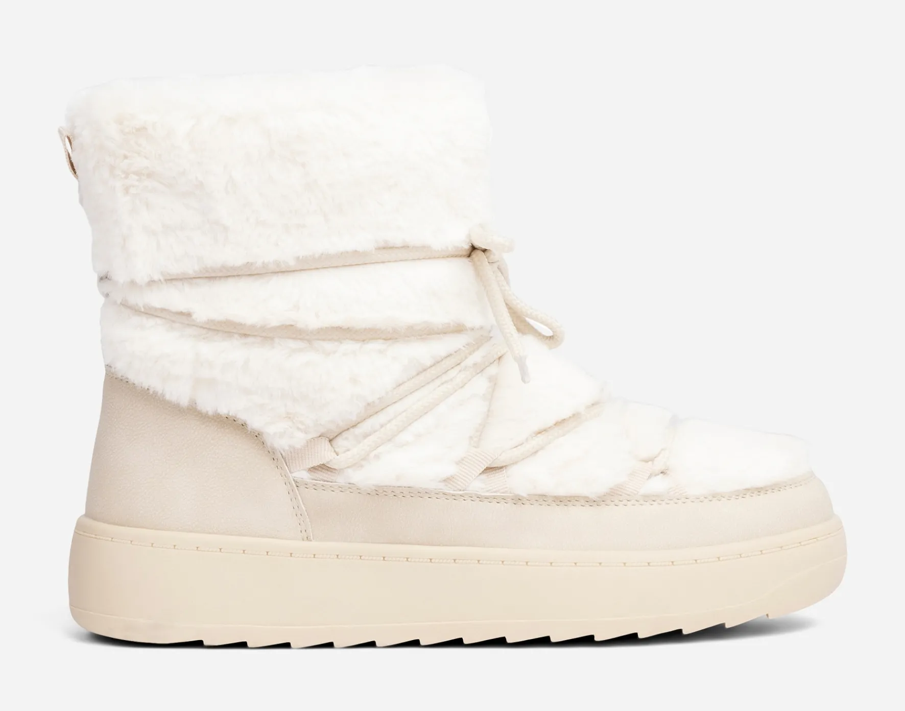 ATTITUDE ,Varmfodrade boots med snörning