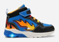 Barn DINSKO ,Blinkande höga sneakers