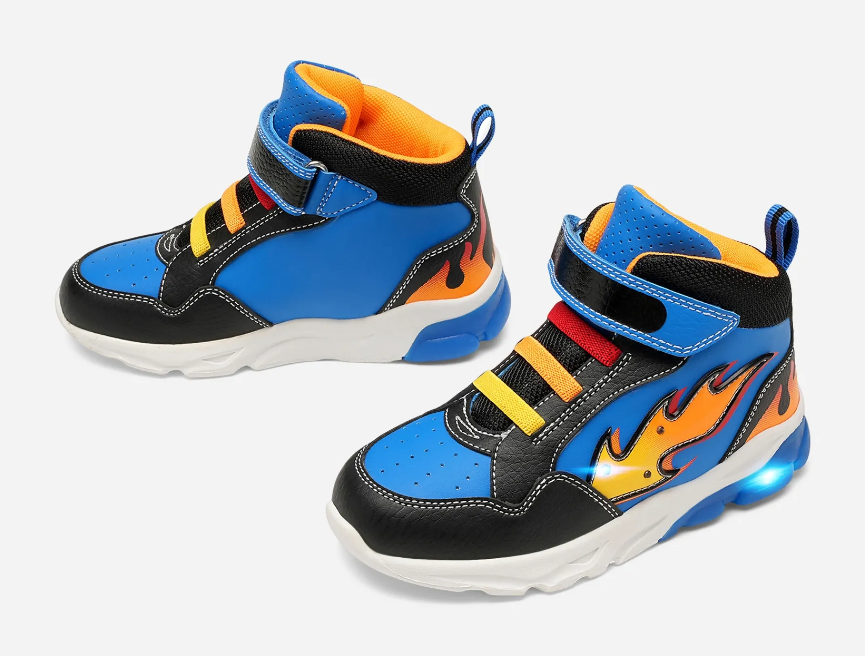 Barn DINSKO ,Blinkande höga sneakers