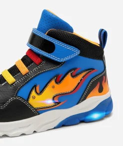 Barn DINSKO ,Blinkande höga sneakers