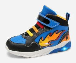 Barn DINSKO ,Blinkande höga sneakers