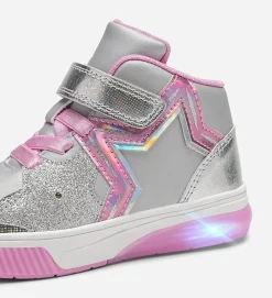 Barn DINSKO ,Blinkande höga sneakers