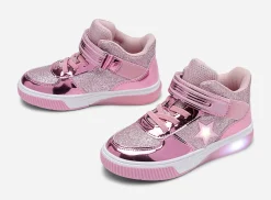 Barn DINSKO ,Blinkande höga sneakers