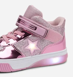 Barn DINSKO ,Blinkande höga sneakers