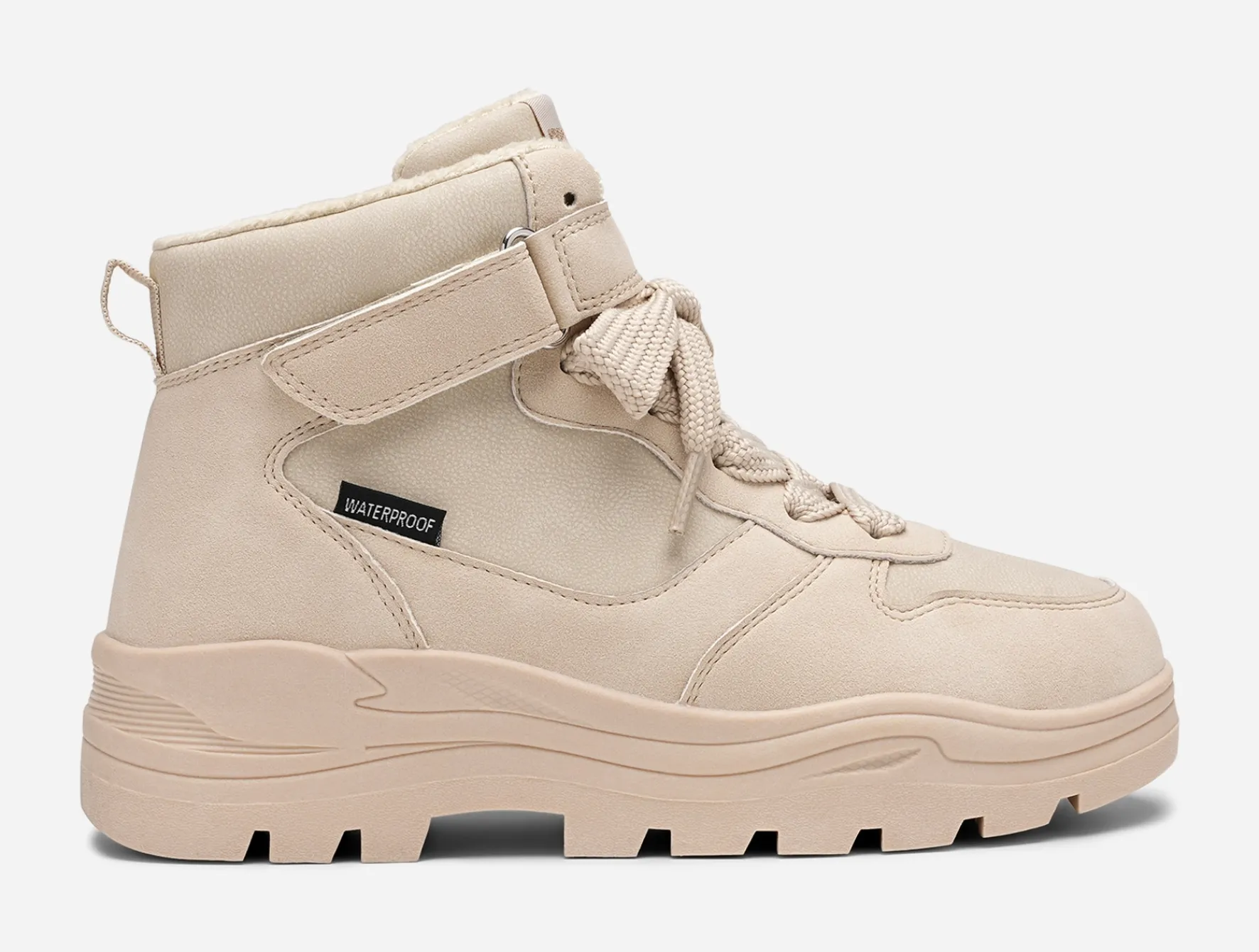 Barn DINSKO ,Fleecefodrade höga sneakers waterproof