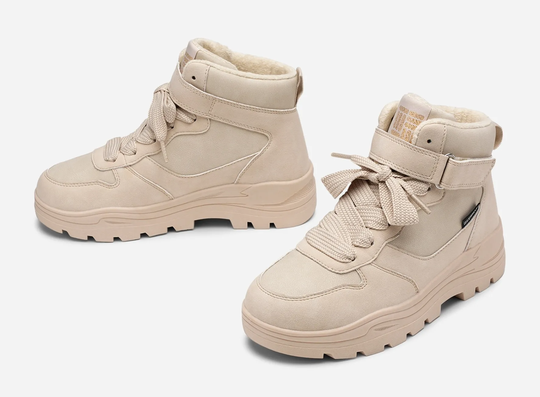 Barn DINSKO ,Fleecefodrade höga sneakers waterproof