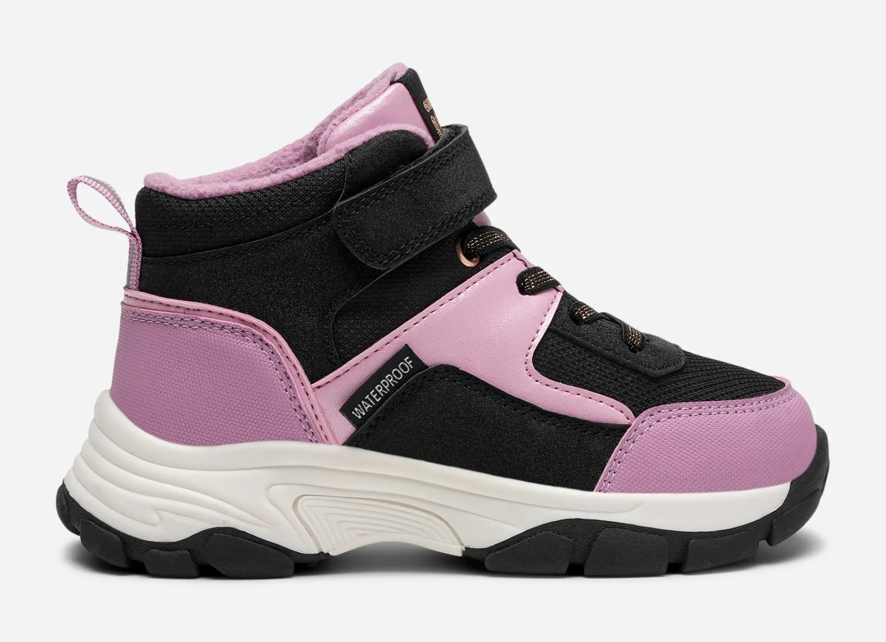 Barn DINSKO ,Fleecefodrade höga sneakers waterproof