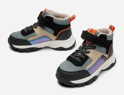 Barn DINSKO ,Fleecefodrade höga sneakers waterproof