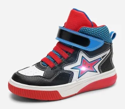 Barn DINSKO ,Höga sneakers med blinkande sula