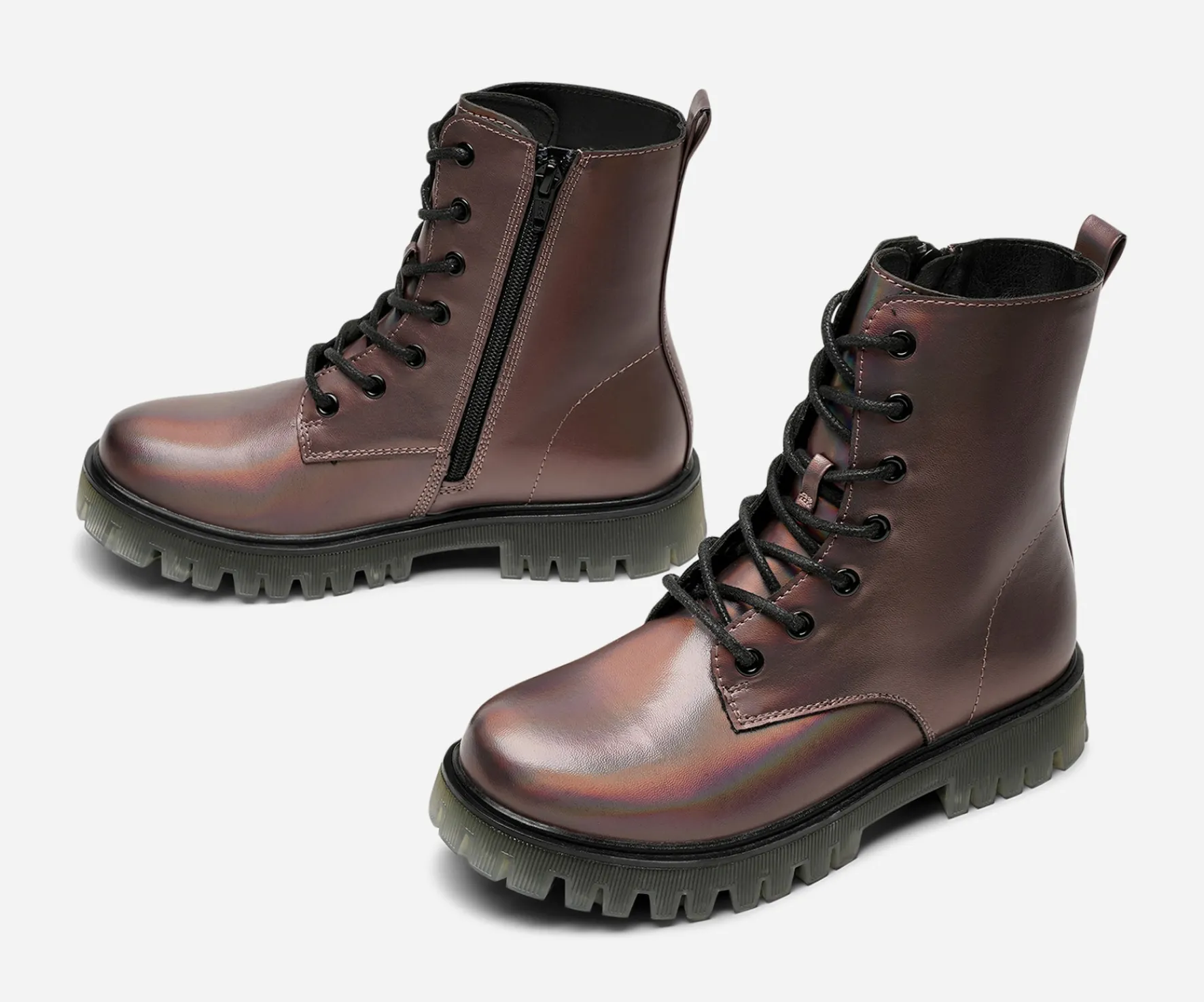 Barn DINSKO ,Varmfodrade kängor med dragkedja