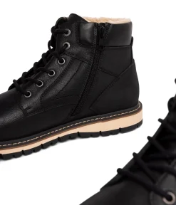 IGUASSU ,Varmfodrade boots med snörning