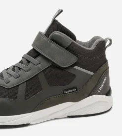 Barn LINEAR ,Fleecefodrade höga sneakers waterproof