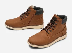 LINEAR ,Varmfodrade boots med snörning