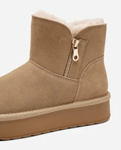 PACE ,Varmfodrade boots med dragkedja