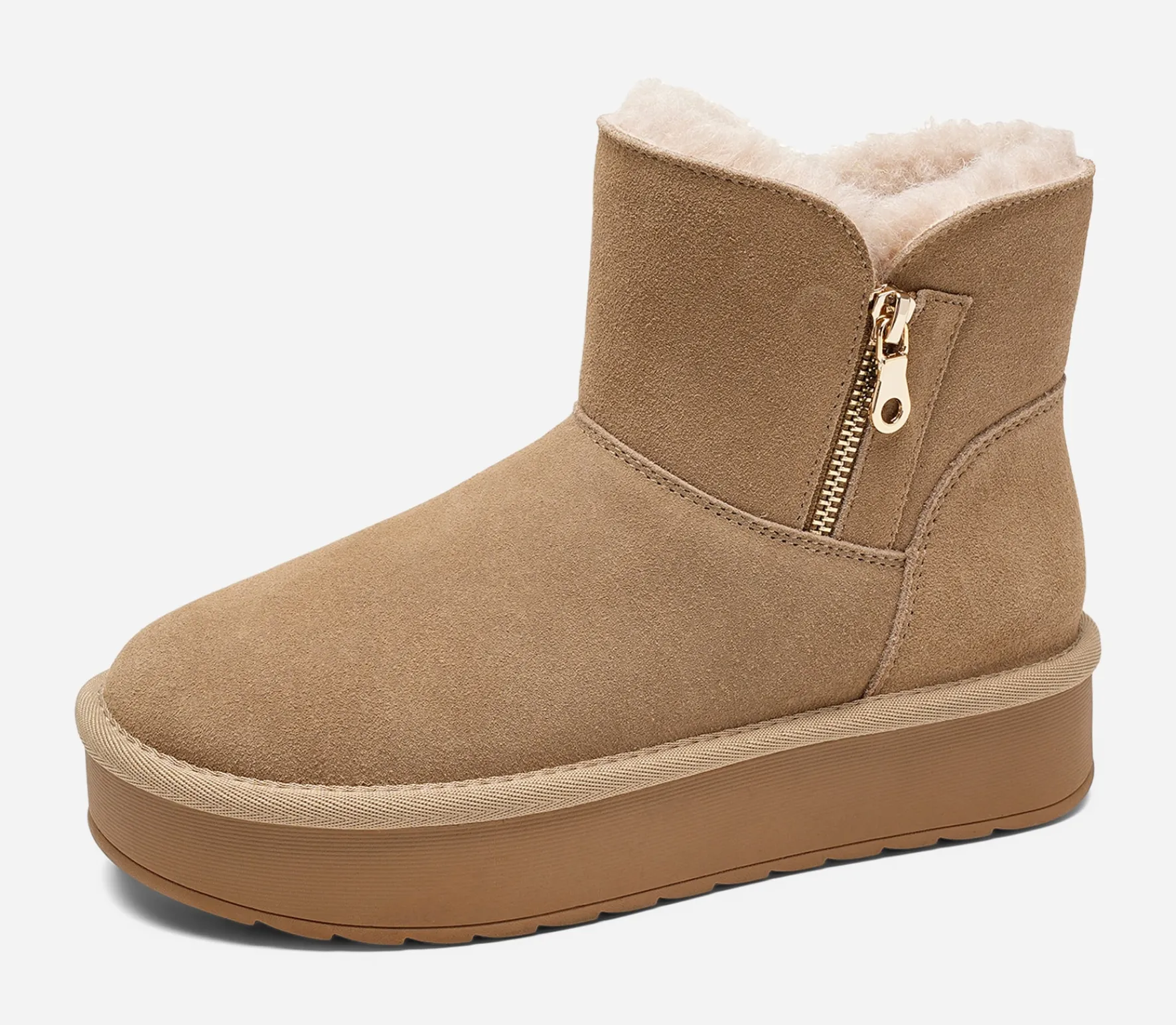 PACE ,Varmfodrade boots med dragkedja