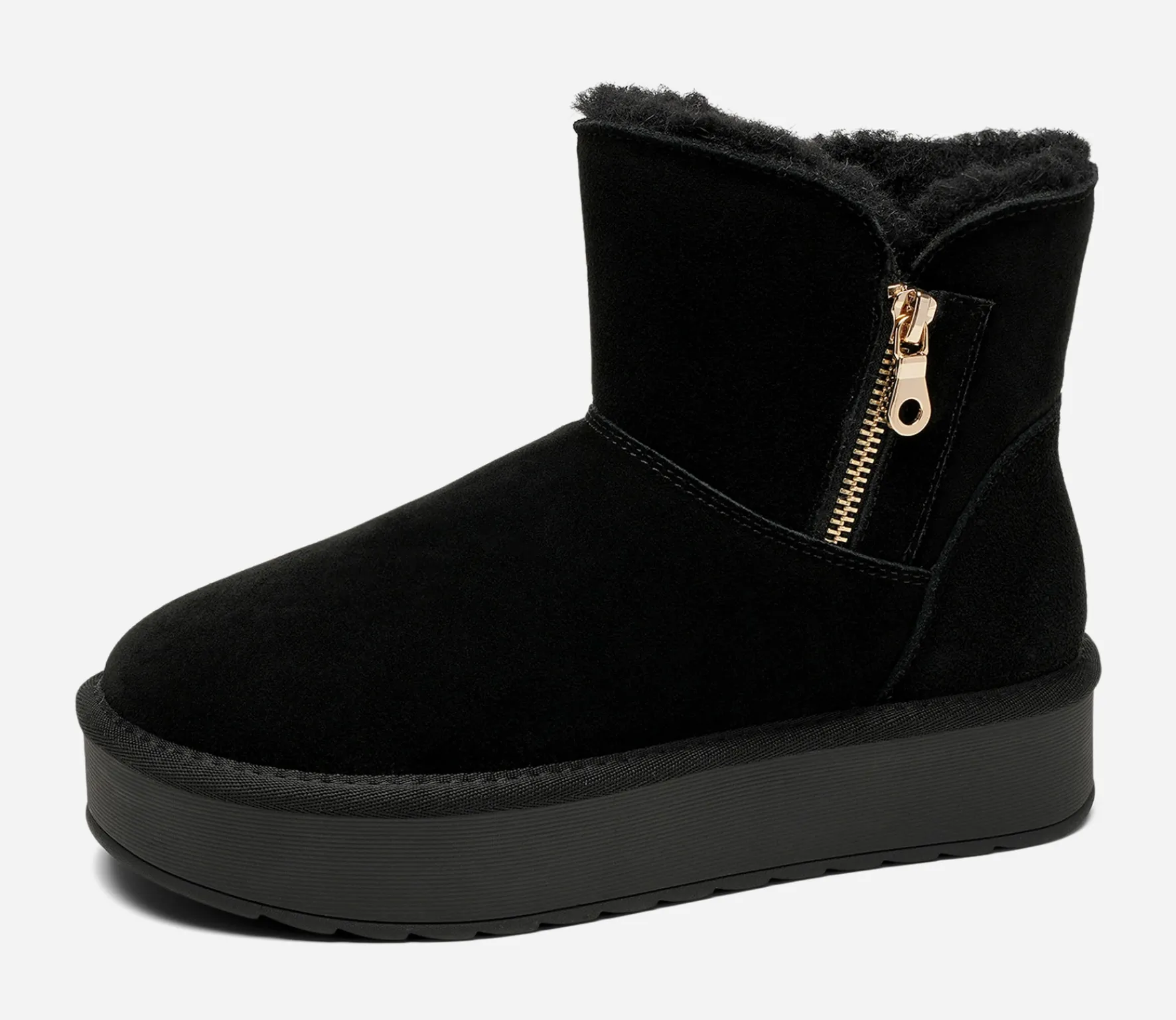 PACE ,Varmfodrade boots med dragkedja