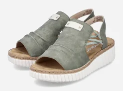 RIEKER ,Sandaler med remmar