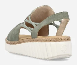 RIEKER ,Sandaler med remmar