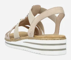 RIEKER ,Sandaler med remmar