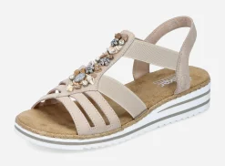 RIEKER ,Sandaler med remmar