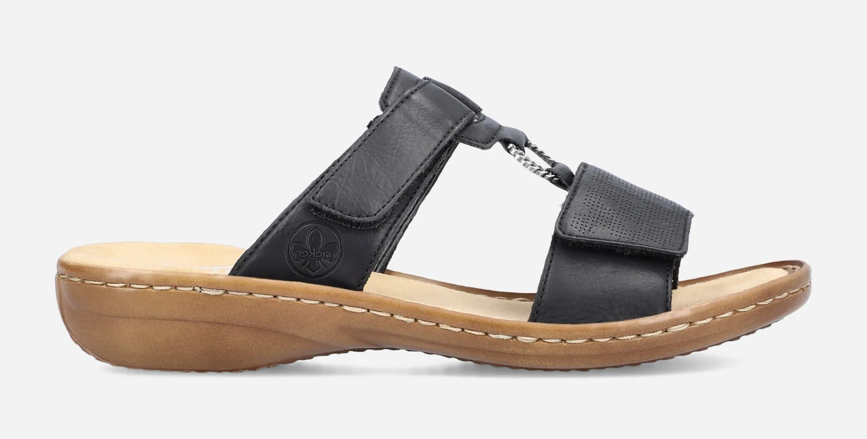 RIEKER ,Sandaler med remmar