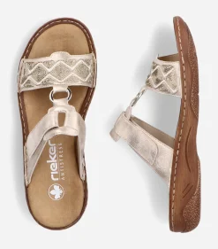 RIEKER ,Sandaler med remmar