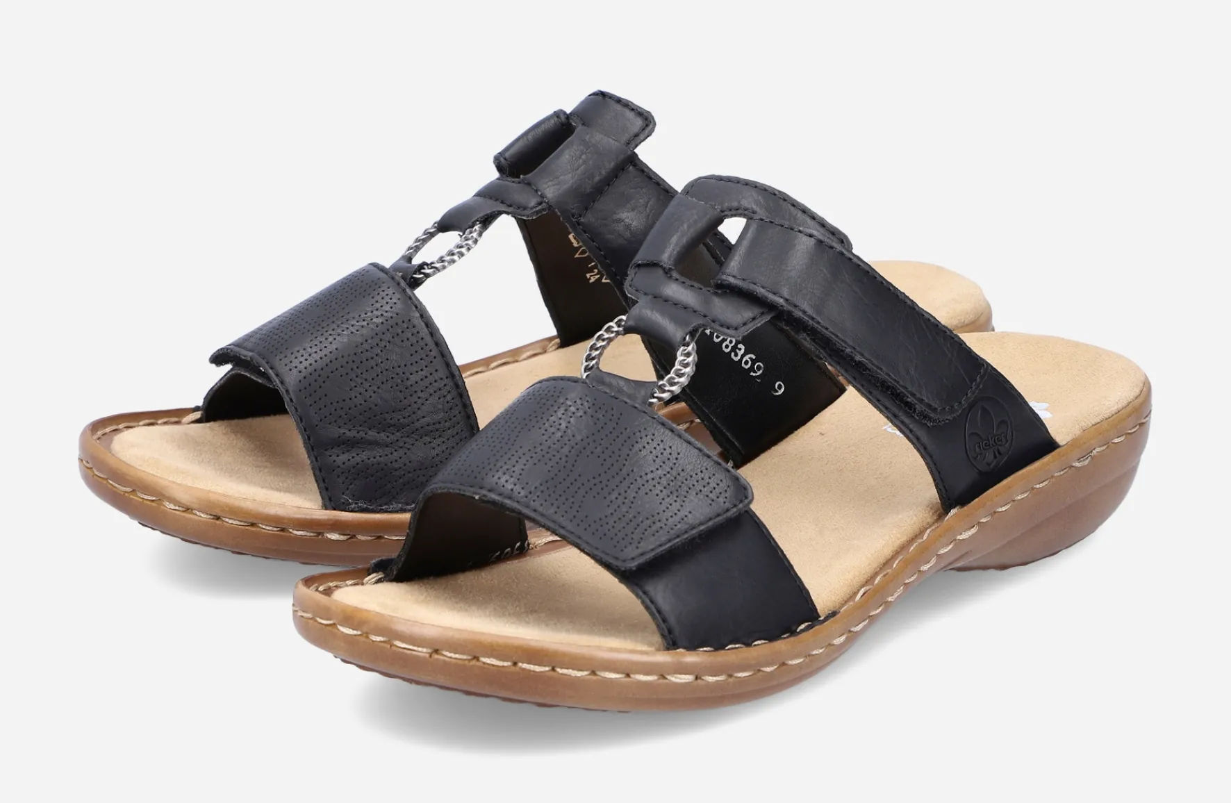 RIEKER ,Sandaler med remmar