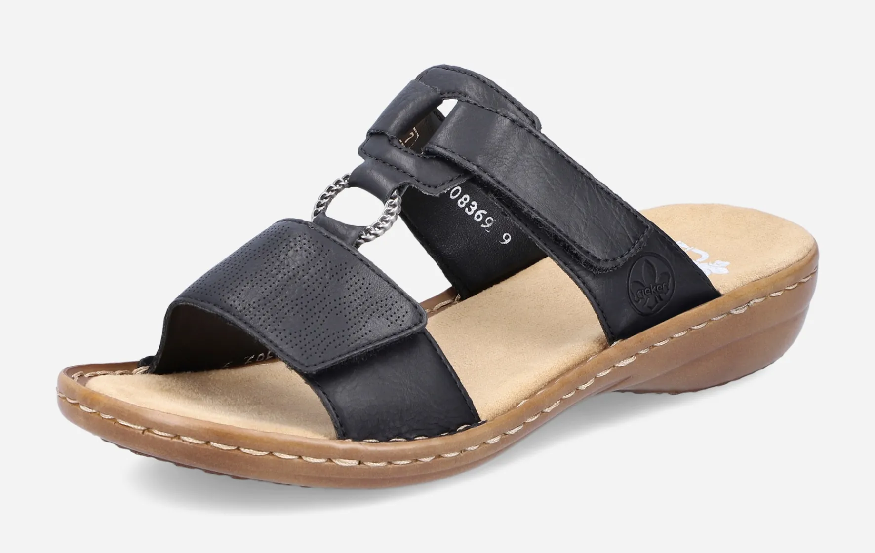 RIEKER ,Sandaler med remmar