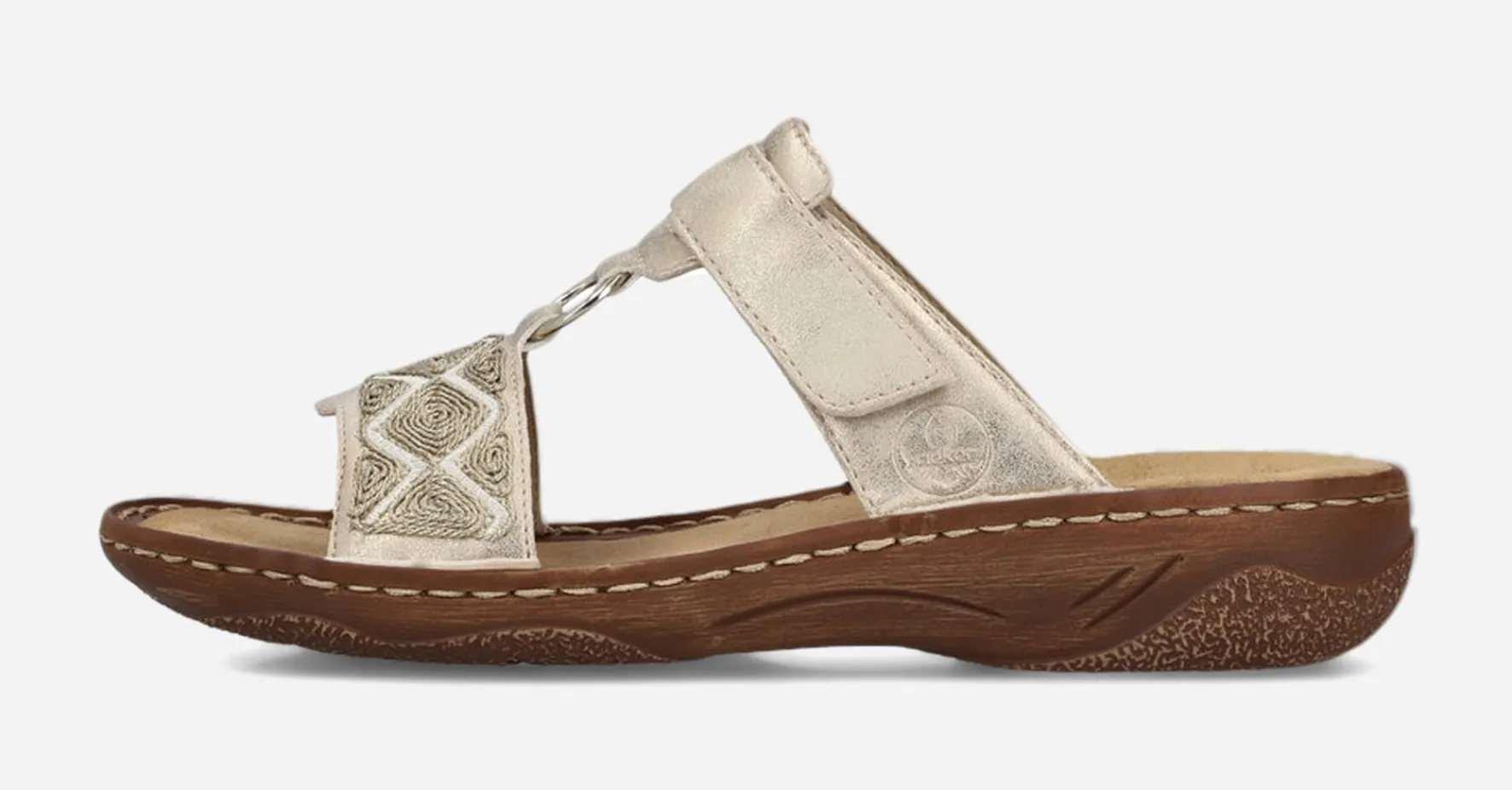 RIEKER ,Sandaler med remmar