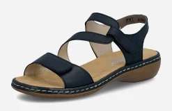 RIEKER ,Sandaletter med remmar