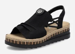 RIEKER ,Sandaletter med remmar