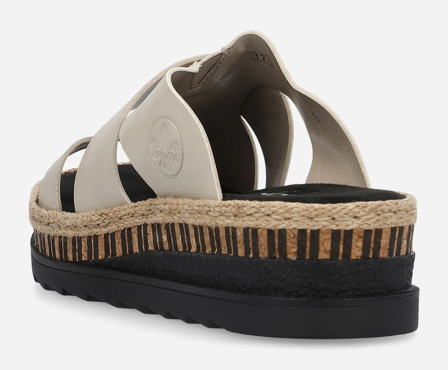 RIEKER ,Sandaletter med remmar