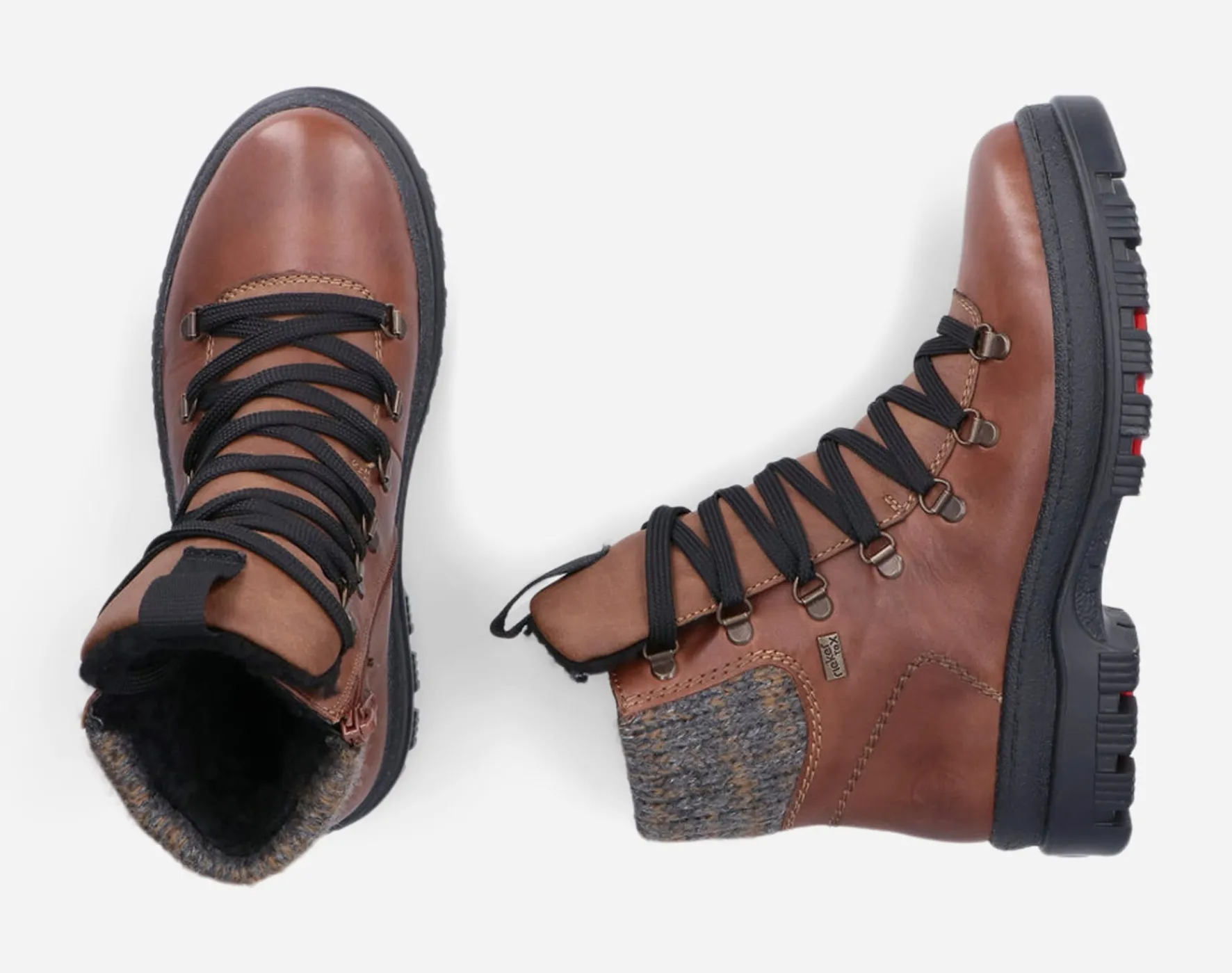 RIEKER ,Varmfodrade kängor