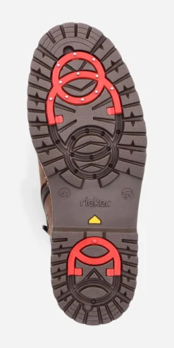 RIEKER ,Varmfodrade kängor med inbyggd brodd