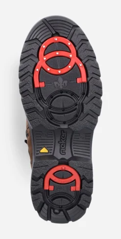 RIEKER ,Varmfodrade kängor med inbyggd brodd