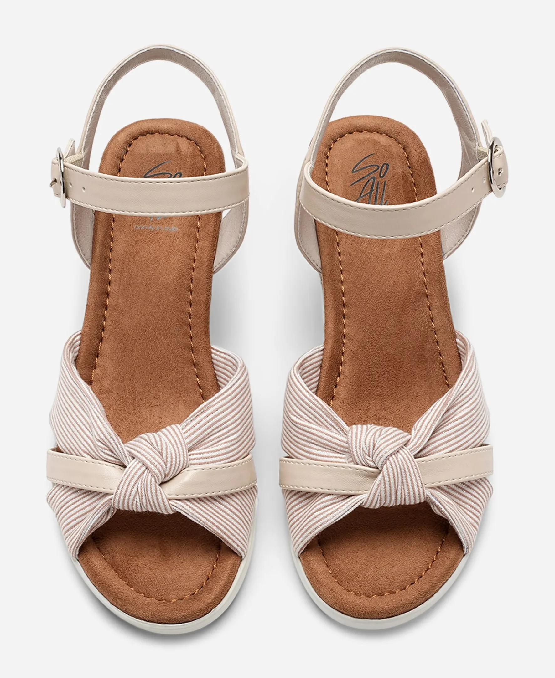 SO ALL ,Sandaletter med remmar